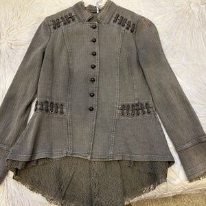 Free People Military style jacket